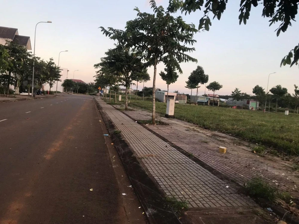 Khu vực ông T nhận cọc bán đất. Ảnh: VH