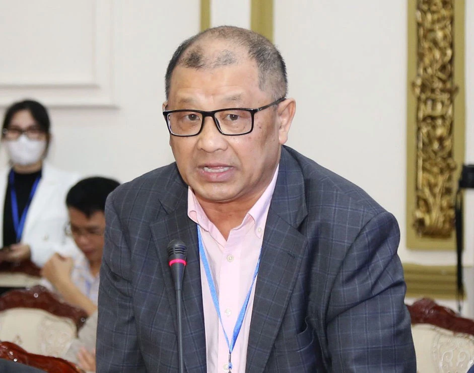 Chủ tịch Hội Doanh nhân người Việt tại Úc Trần Bá Phúc. Ảnh: T.TUYỀN