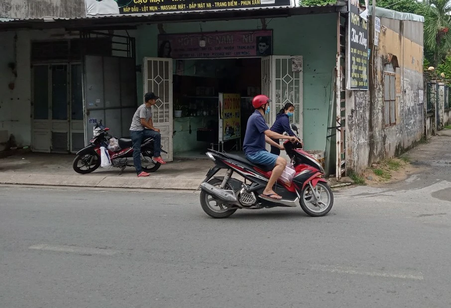 Căn nhà tranh chấp. Ảnh: NGUYỄN HIỀN