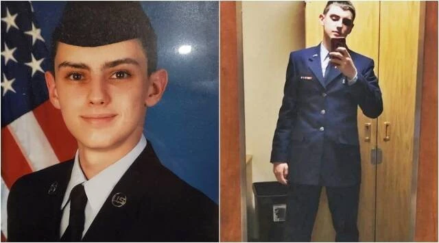 Nghi phạm Jack Teixeira làm rò rỉ tài liệu mật của Mỹ. Ảnh: WBZ