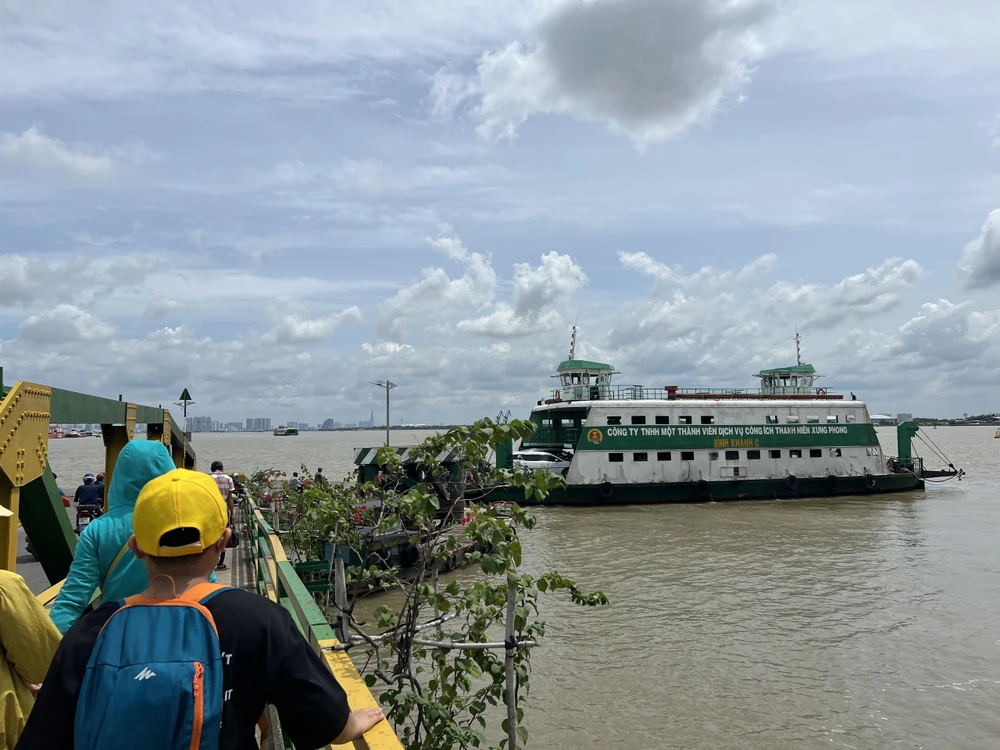 Sở GTVT TP yêu cầu đảm bảo các điều kiện an toàn hoạt động tại hai phà Bình Khánh, Cát Lái. Ảnh: THÁI NGUYÊN