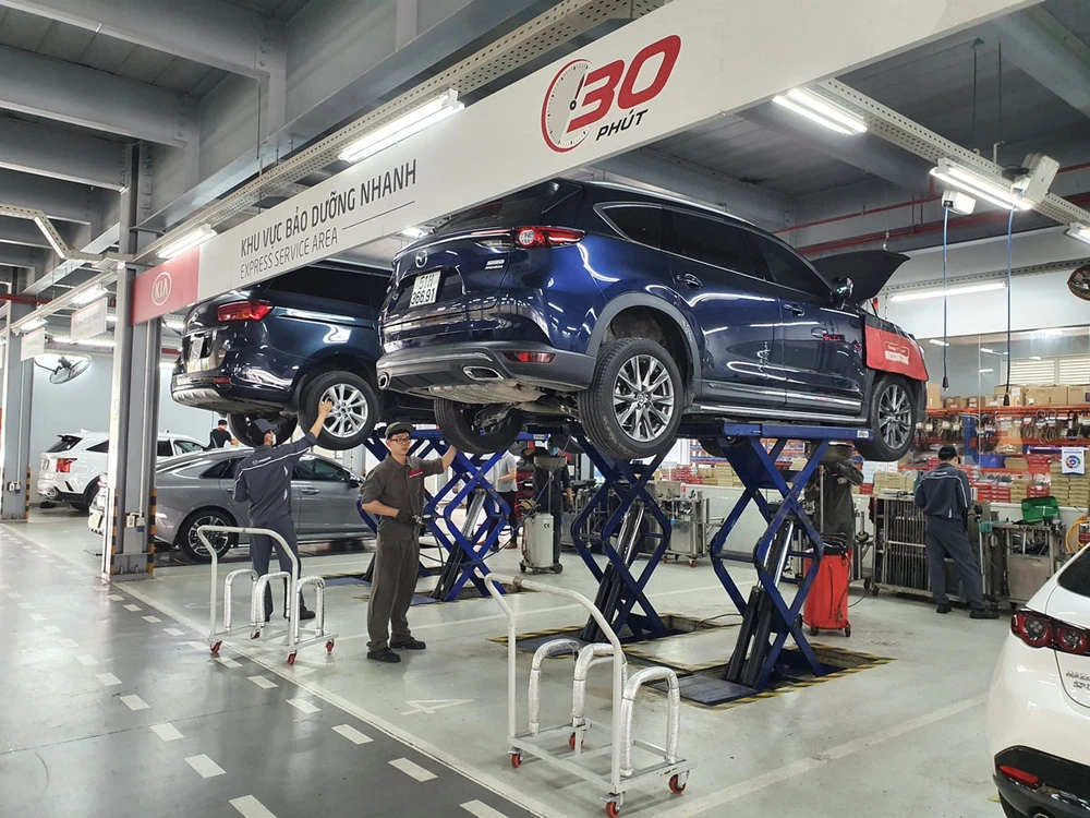 Theo Nghị định 30, các cơ sở kinh doanh vận tải, bảo dưỡng ô tô có thể tham gia kiểm định nếu đủ điều kiện. Ảnh: TN