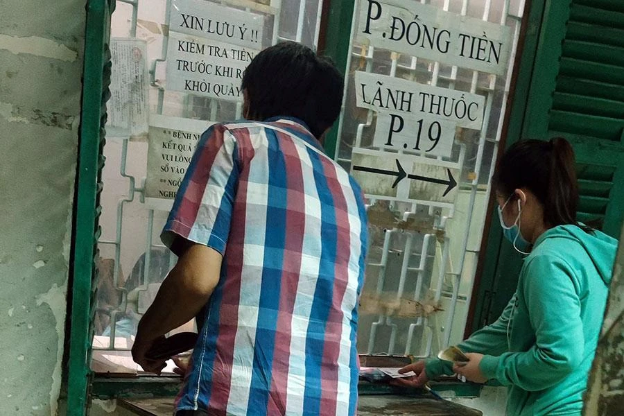 Người dân đến khám chữa bệnh tại BV Tâm thần TP.HCM. Ảnh: NGUYỄN HIỀN