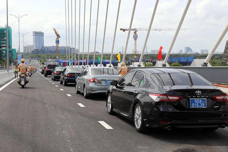 Cầu Thủ Thiêm 2 được khánh thành, giúp rút ngắn khoảng cách giữa TP Thủ Đức với trung tâm TP.HCM và ngược lại. Ảnh: ĐÀO TRANG