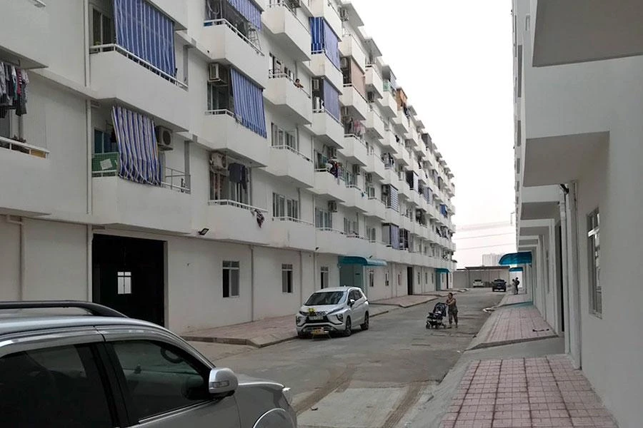 Một dự án căn hộ mini dạng phòng trọ được quản lý đảm bảo an ninh trật tự và phòng cháy chữa cháy. Ảnh: Q.HUY