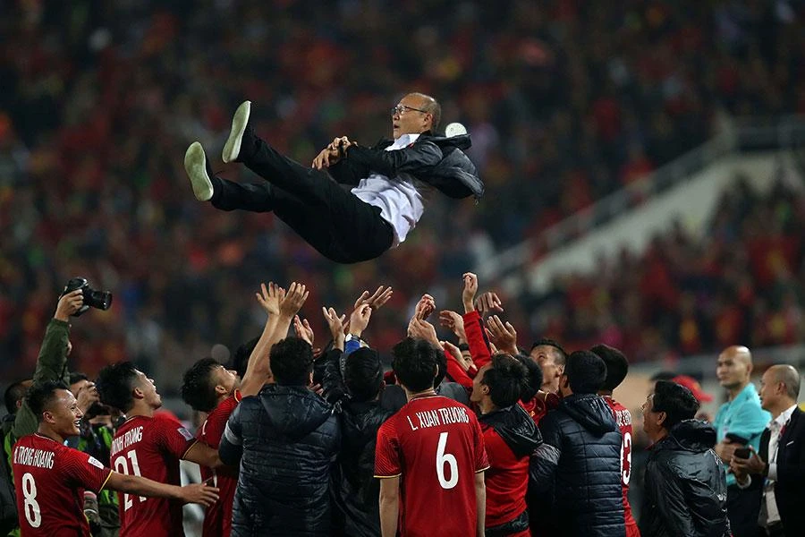 HLV Park Hang-seo đã mở đầu cho việc HLV Hàn Quốc đắt hàng ở Đông Nam Á. Ảnh: ANH PHƯƠNG HLV Park Hang-seo đã mở đầu cho việc HLV Hàn Quốc đắt hàng ở Đông Nam Á. Ảnh: ANH PHƯƠNG