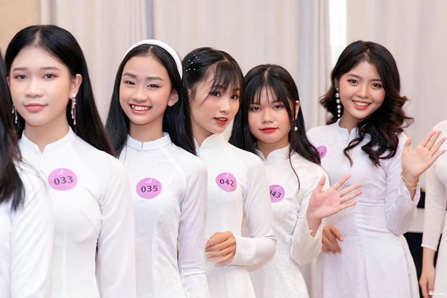 Thí sinh cuộc thi Hoa hậu Thiếu niên Việt Nam. Ảnh: BTC