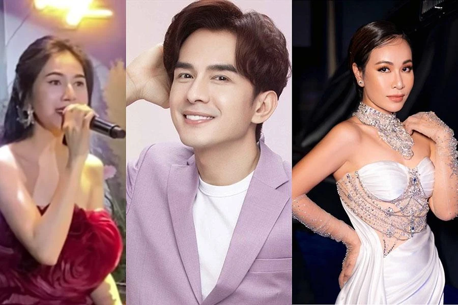 Thủy Tiên, Đan Trường, Uyên Linh từng bị chỉ trích vì hát không xin phép. Ảnh: FBNV