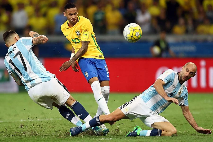 Brazil và Argentina được xem là những đội bóng có cơ hội vô địch. Ảnh: GETTY IMAGES