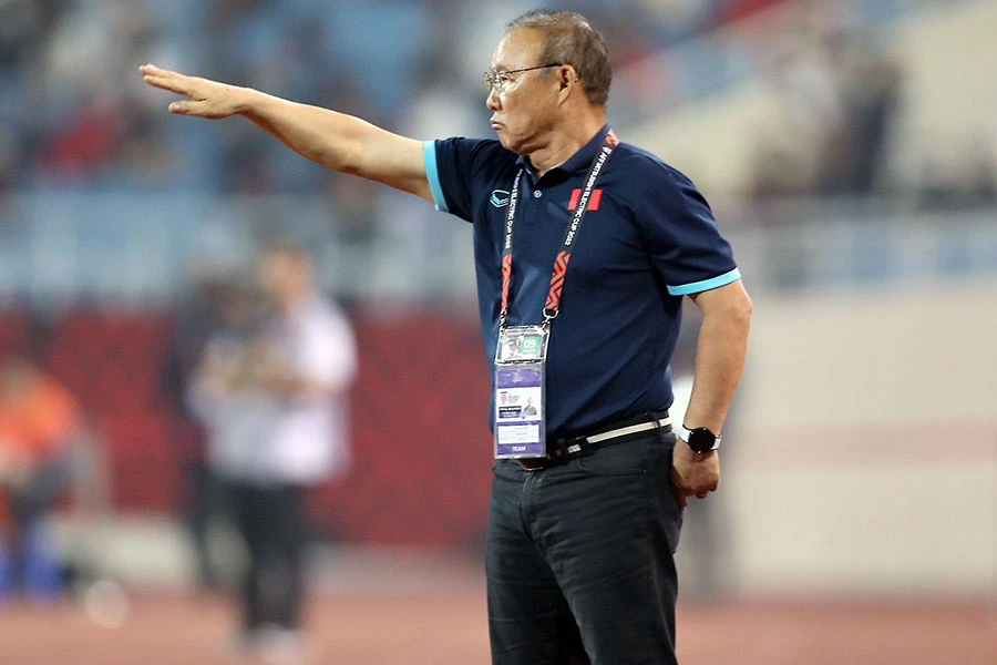 Ông Park sẽ chơi hết vốn khi gặp Thái Lan ở hai lượt trận chung kết AFF Cup 2022. Ảnh: HẢI THỊNH