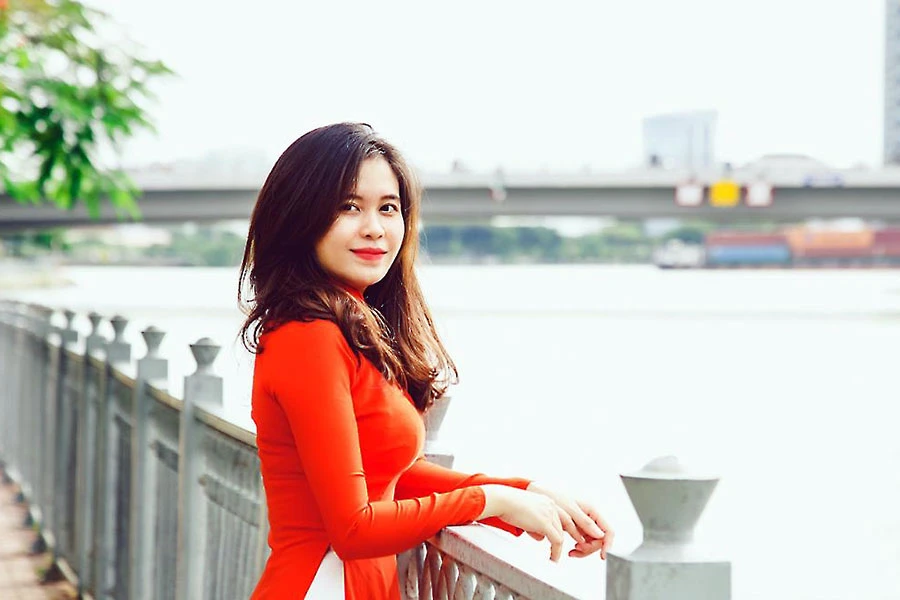 Tác giả trong một chuyến du lịch. Ảnh: NVCC Tác giả trong một chuyến du lịch. Ảnh: NVCC