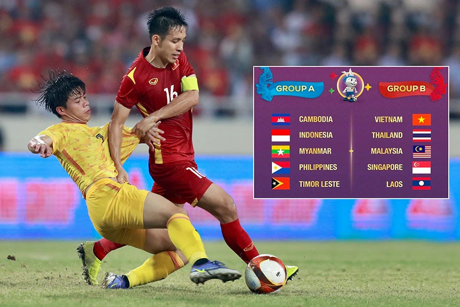 Trận chung kết SEA Games 31 và kết quả bốc thăm SEA Games 32 lại đưa hai đội Việt Nam, Thái Lan vào cùng bảng. Ảnh: ANH CHIẾN