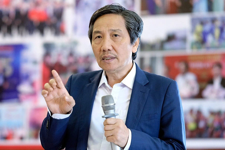 TS Trần Anh Tuấn, Chủ tịch Hiệp hội Khoa học hành chính Việt Nam, nguyên Thứ trưởng Bộ Nội vụ: Ban hành quy định khuyến khích, bảo vệ cán bộ là rất cần thiết. Ảnh: MẠNH THẮNG