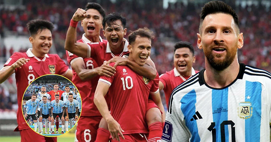 Cầu thủ Indonesia cũng như người hâm mộ xứ vạn đảo rất mong đợi cuộc chạm trán với Messi và những đồng đội ở Argentina. Ảnh: GETTY IMAGES