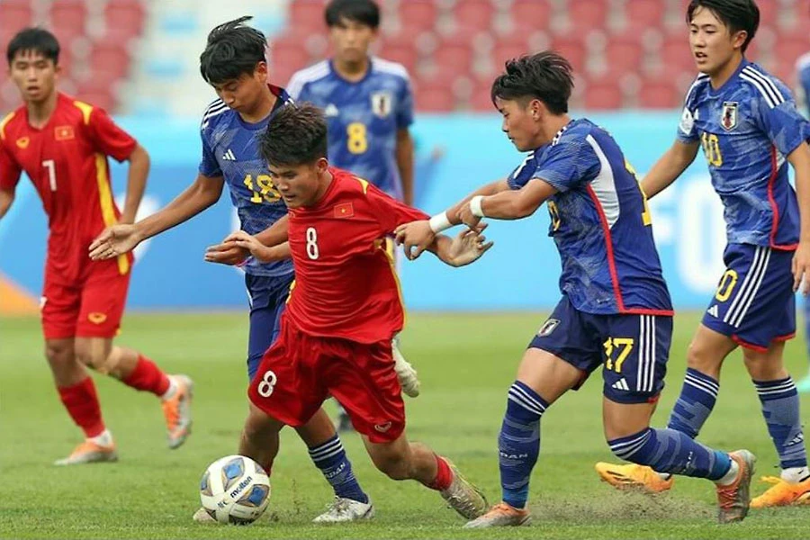 Sau trận thua đậm Nhật Bản, các cầu thủ trẻ VN có vùng dậy để giành chiến thắng trước Uzbekistan? Ảnh: AFC