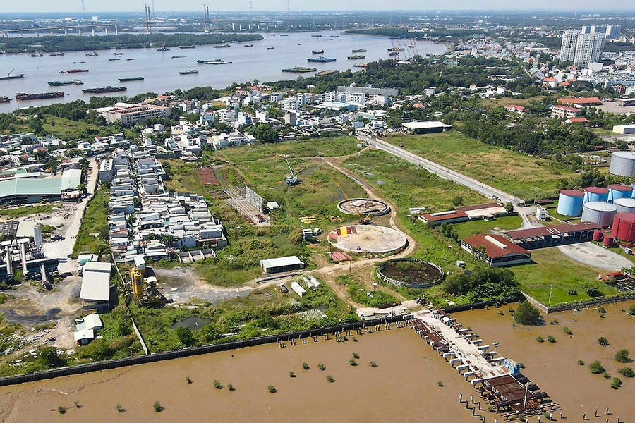 Dự án được khởi công xây dựng từ đầu năm 2017 trên khu đất khoảng 10 ha với kinh phí dự toán lên đến 12.000 tỉ đồng. Ảnh: TS