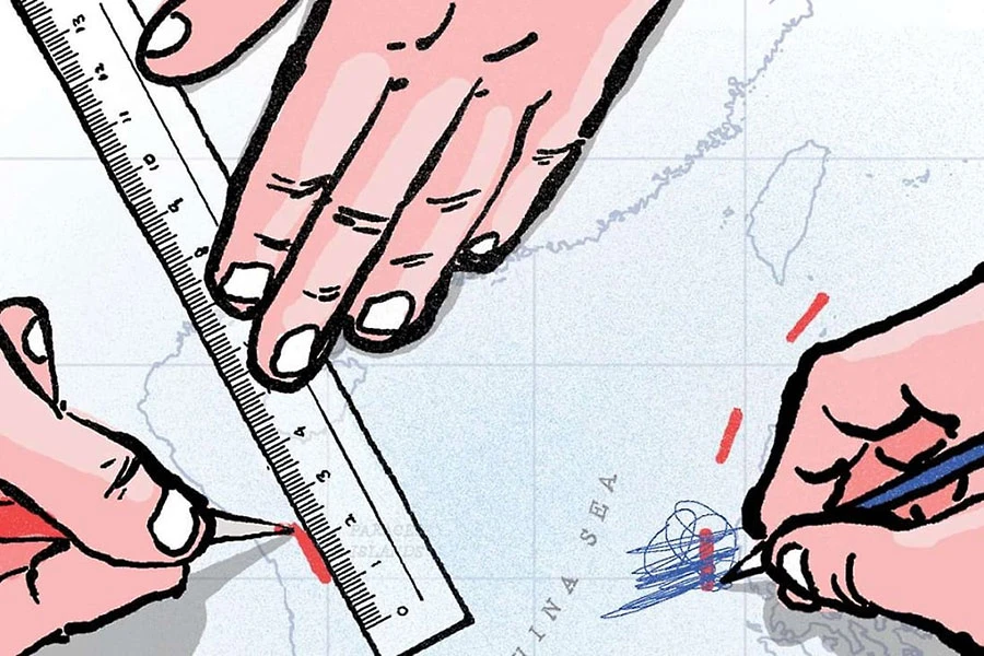 Mặc cho Trung Quốc nỗ lực “vẽ” ra “ma trận” đường lưỡi bò, các nước đều không công nhận yêu sách phi pháp này. Ảnh: SCMP