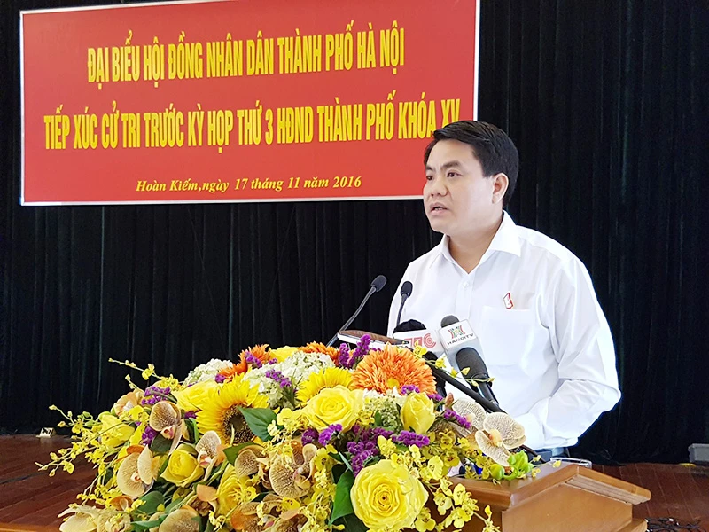 Chủ tịch UBND TP Hà Nội Nguyễn Đức Chung