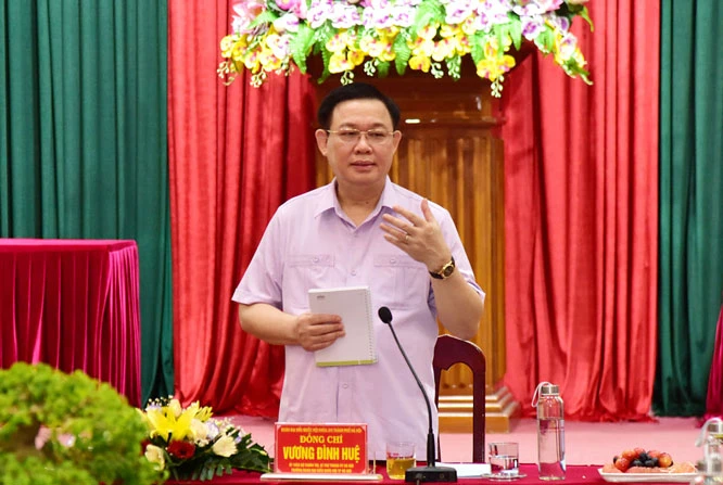 Bí thư Thành uỷ Hà Nội làm việc với huyện Thường Tín