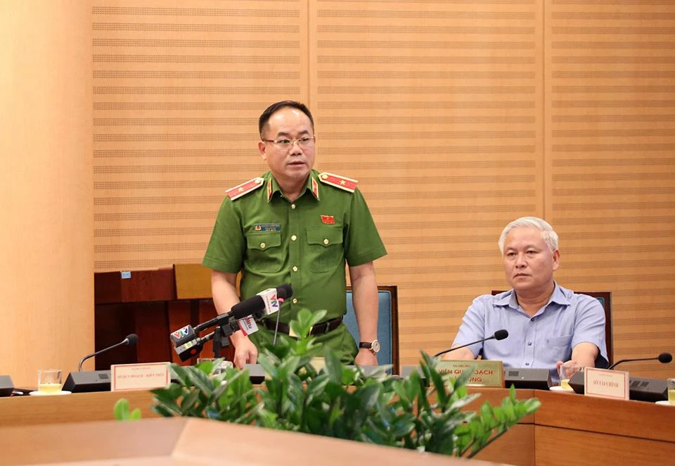 Thiếu tướng Nguyễn Thanh Tùng, Phó Giám đốc Công an TP Hà Nội.