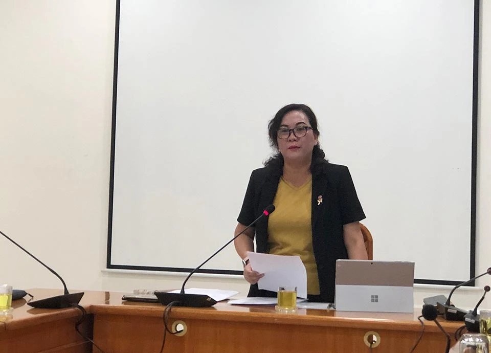 Bà Nguyễn Thị Mai Hương, Phó Giám đốc Sở TT&amp;TT Hà Nội.