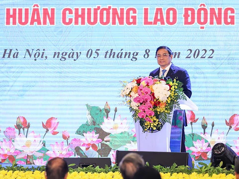 Thủ tướng Phạm Minh Chính phát biểu tại lễ kỷ niệm. Thủ tướng Phạm Minh Chính phát biểu tại lễ kỷ niệm.