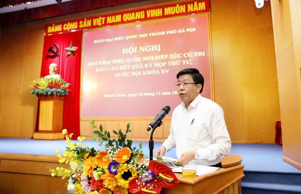 Phó Chủ tịch UBND TP Hà Nội Dương Đức Tuấn. Ảnh TP