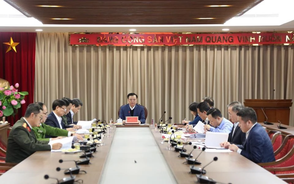 Thường trực Ban Chỉ đạo Thành ủy Hà Nội về Phòng, chống tham nhũng, tiêu cực họp chiều 7-12