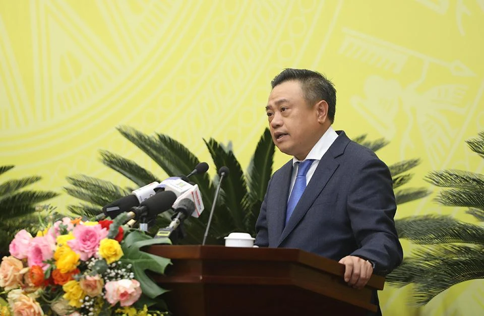 Chủ tịch UBND TP Hà Nội Trần Sỹ Thanh. Ảnh: TP