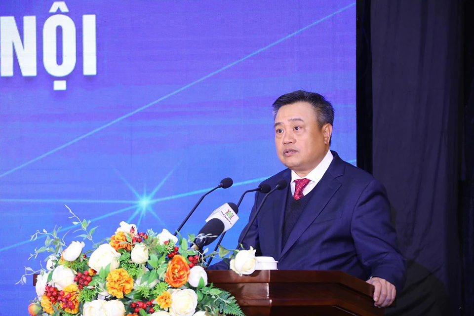 Chủ tịch UBND TP Hà Nội Trần Sỹ Thanh (Ảnh: Trọng Phú)