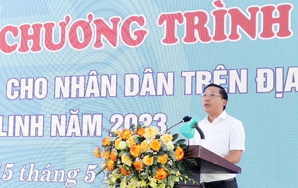 Ông Nguyễn Thanh Liêm, Bí thư huyện ủy Mê Linh (Ảnh: TP)