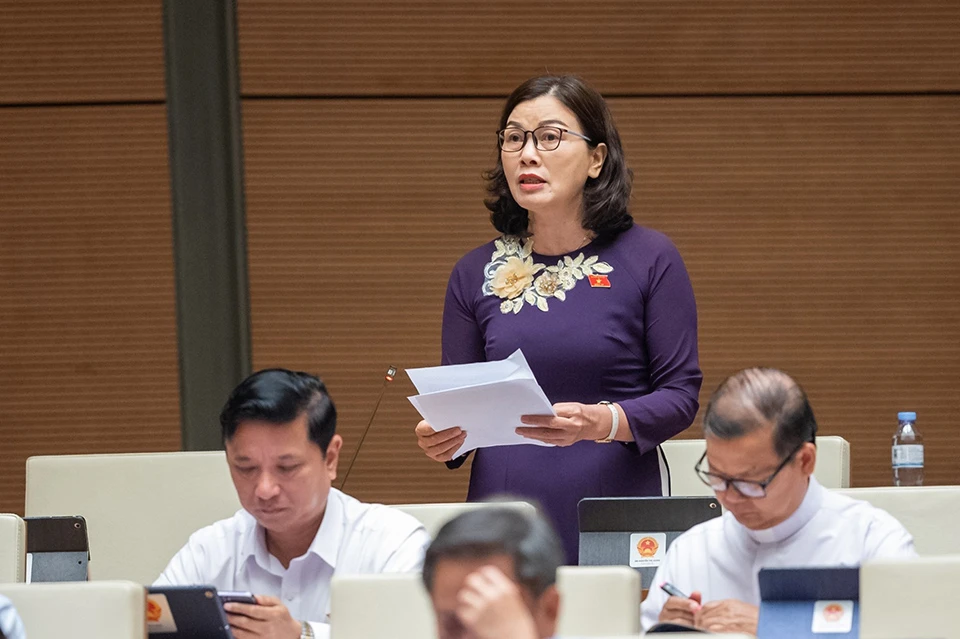 ĐBQH Nguyễn Thị Xuân (Đắk Lắk). Ảnh: QH