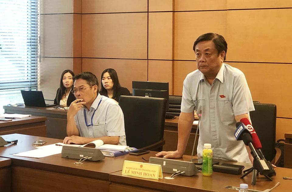 Bộ trưởng NN&amp;PTNT Lê Minh Hoan. Ảnh: Trọng Phú