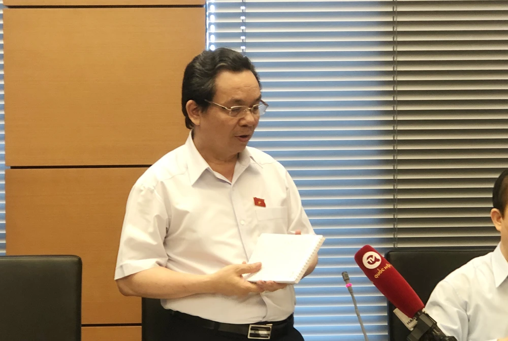 ĐBQH Hoàng Văn Cường - Hà Nội. Ảnh: TP