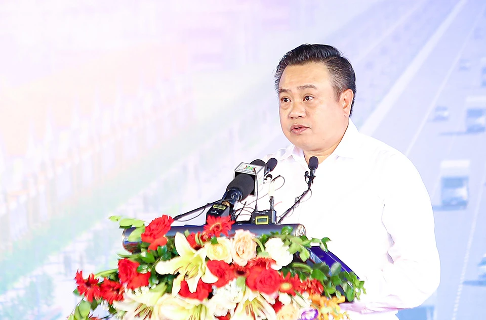 Chủ tịch UBND TP Hà Nội Trần Sỹ Thanh. Ảnh: Trọng Phú