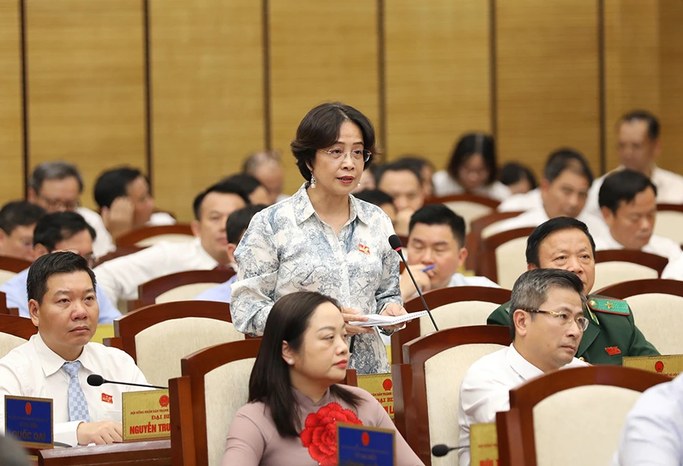 Đại biểu Nguyễn Thị Lan Hương. Ảnh: TP
