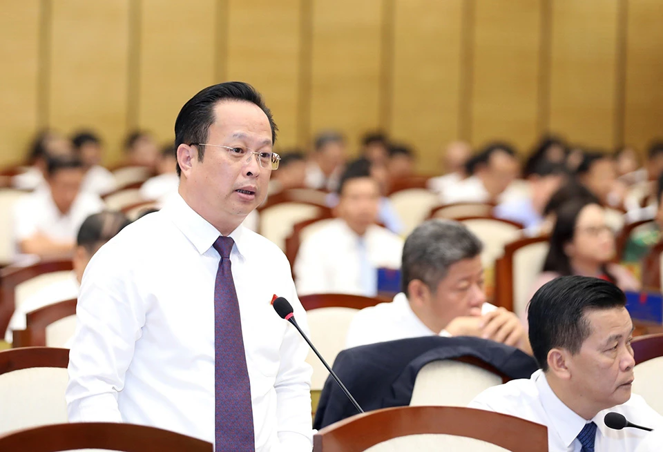 Giám đốc Sở GD&amp;ĐT Hà Nội Trần Thế Cương. Ảnh: TP