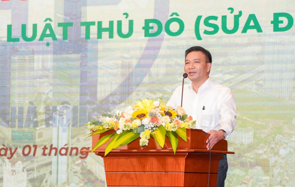 Ông Chu Mạnh Hùng, Chủ tịch Hội đồng Trường đại học Luật Hà Nội (Ảnh: Trọng Phú) TS Chu Mạnh Hùng