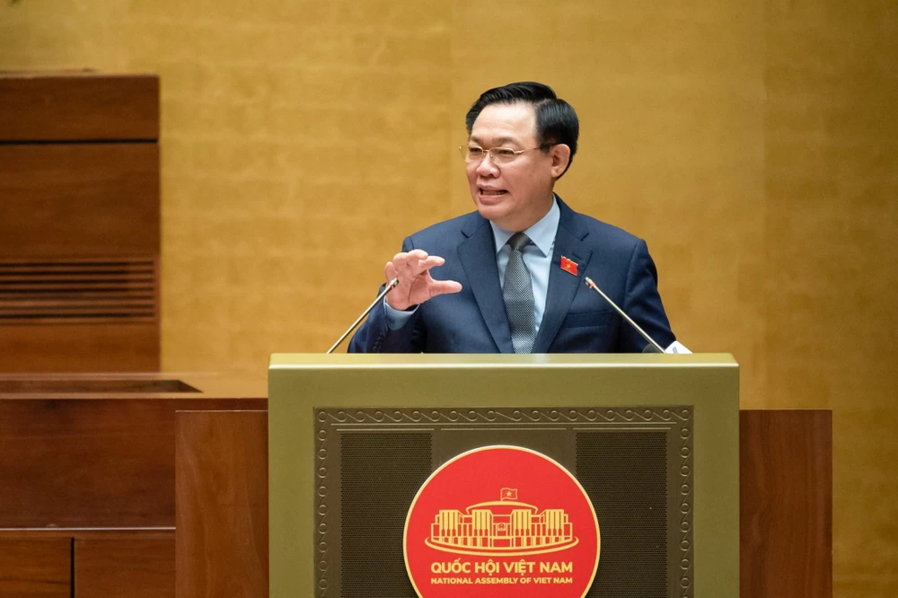 Chủ tịch QH Vương Đình Huệ. Ảnh: QH