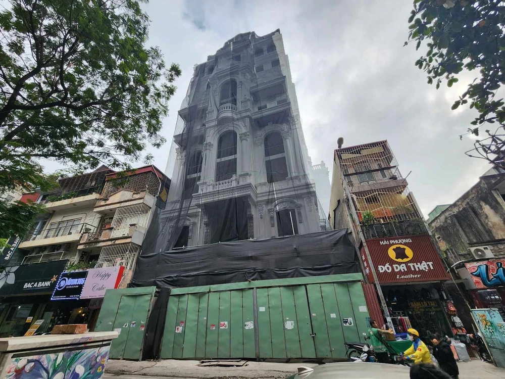 Chủ tịch quận Ba Đình: Xử nghiêm biệt thự khủng xây sai phép ở Đội Cấn