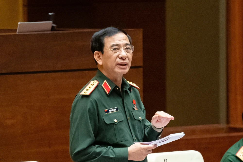 Đại tướng Phan Văn Giang, Bộ trưởng Quốc phòng.