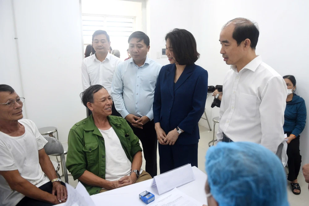 xã quang minh, hà nội, khám sức khỏe miễn phí cho người dân