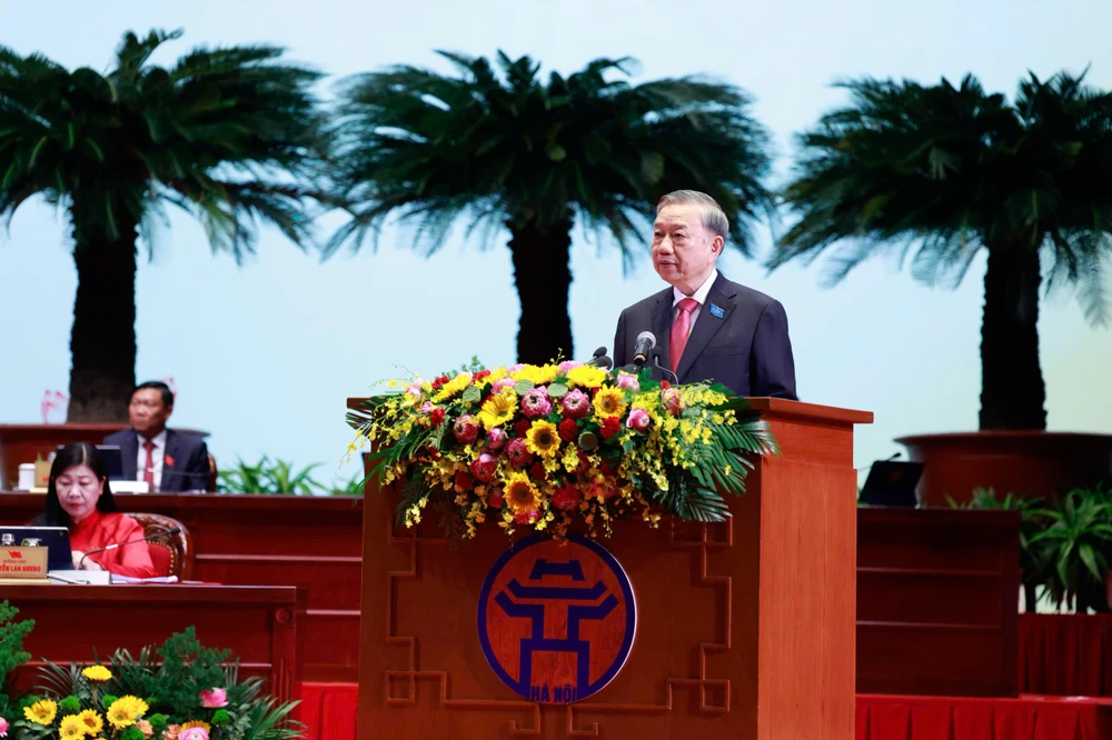 Tổng Bí thư gợi mở cho Đảng bộ TP Hà Nội thực hiện 7 nhiệm vụ trong nhiệm kỳ mới