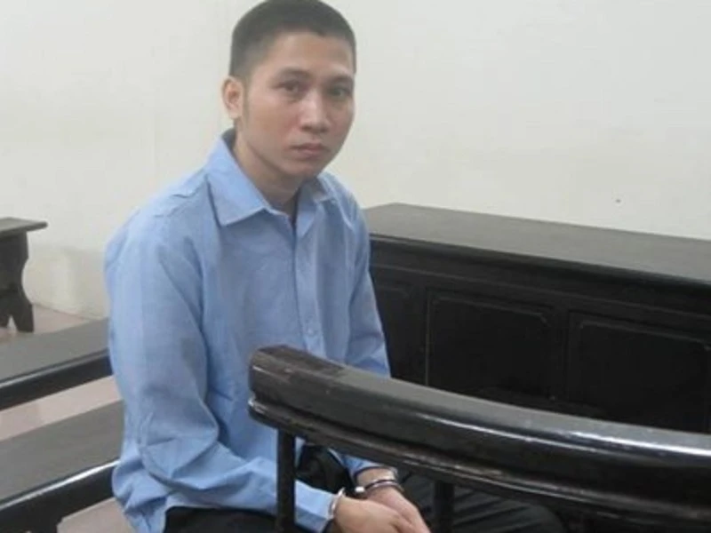 Bị cáo Trần Mạnh Hưng tại tòa