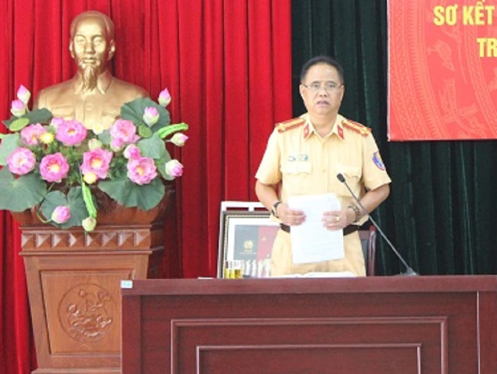 Theo Đại tá Đào Vịnh Thắng, nhiều cán bộ CSGT còn tình trạng đi muộn về sớm