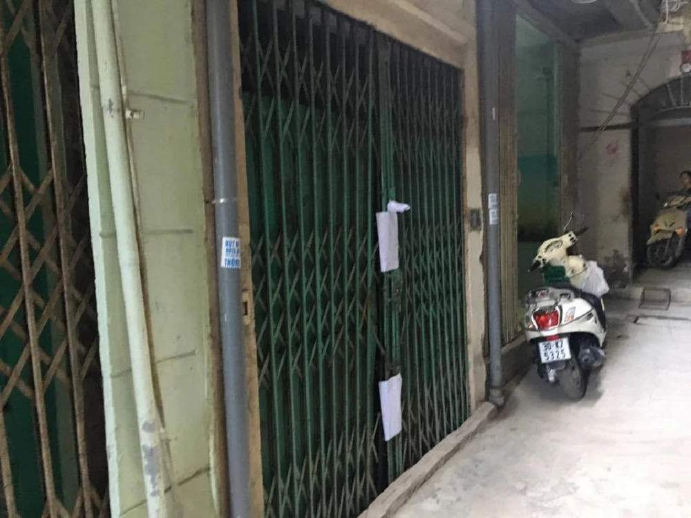 Hiện trường vụ án mạng được công an niêm phong