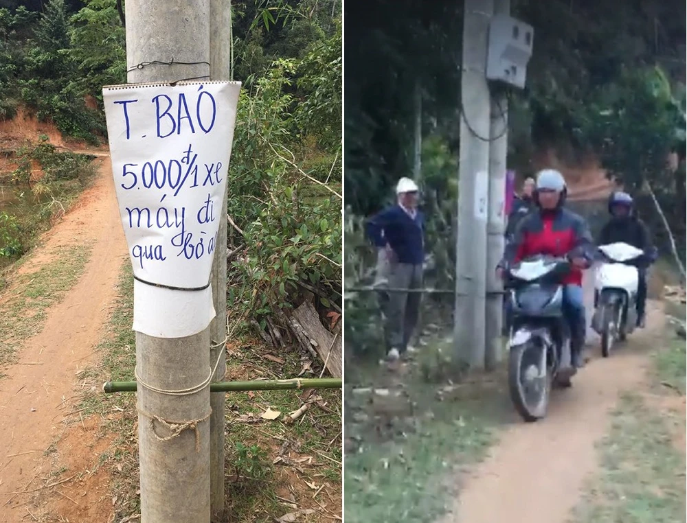  Xã lên tiếng vụ trạm thu phí 'BOT bờ ao' ảnh 1