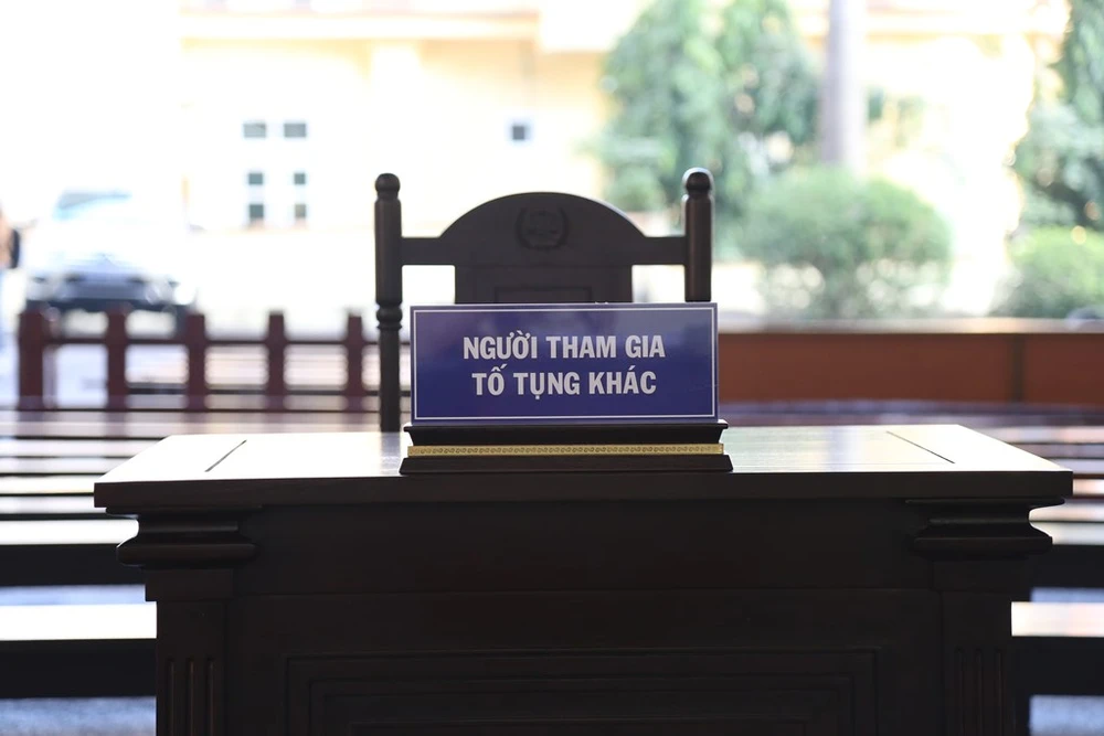 Cận cảnh sân tòa 1.000 m2 xét xử cựu tướng Phan Văn Vĩnh