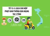 Từ 13-3: Nộp phạt giao thông qua mạng ở 5 tỉnh
