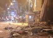 Sập giàn giáo ở Hà Nội, nhiều người thương vong
